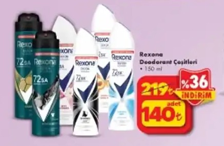 Rexona Deodorant Çeşitleri • 150 Ml