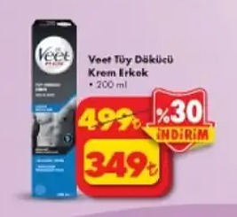 Veet Tüy Dökücü Krem Erkek 200 Ml