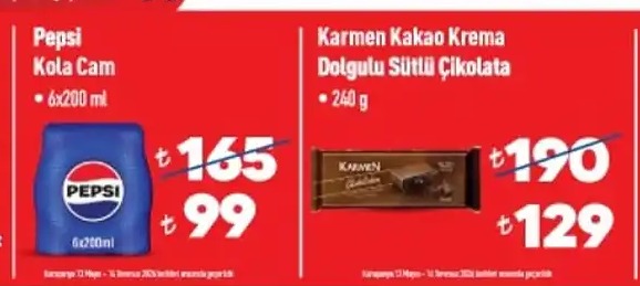 Pepsi Kola Cam 6X200Ml