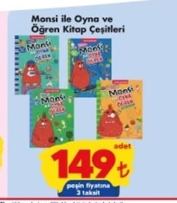 Monsi Ile Oyna Ve Oren Kitap Cesitleri