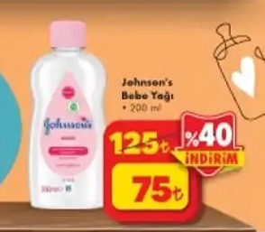 Johnson'S Bebek Yağı 200Ml