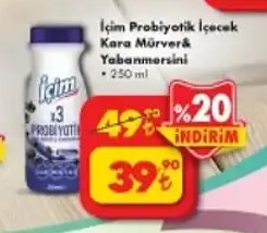 Içim Probiyotik Içecek Kara Mürver & Yabanmersini 250 Ml