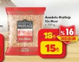 Anadolu Mutfaği Cin Mısır 500G