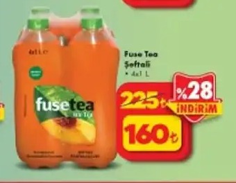 Fuse Tea Şeftali 4X1 L