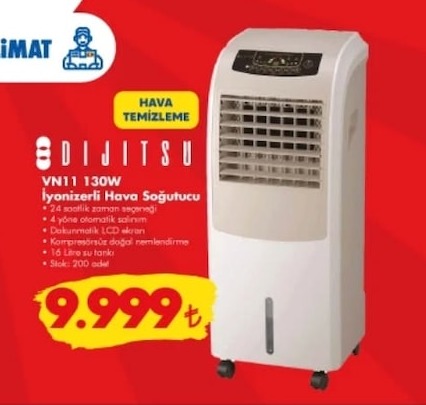 Dijitsu Vn11 130W İyonizerli Hava Soğutucu