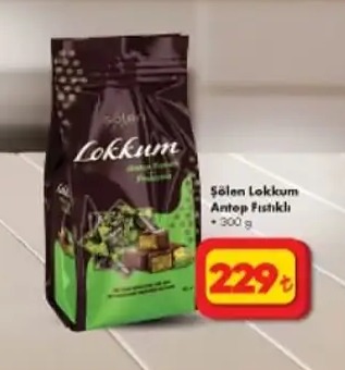 Şölen Lokkum Antep Fıstıklı 300G