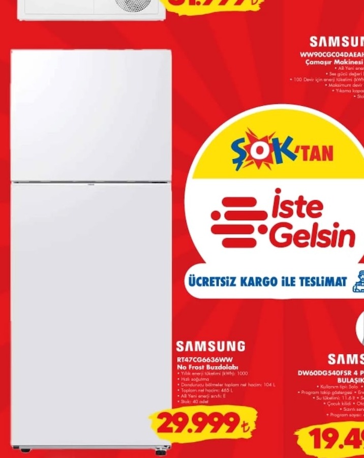 Samsung Rt47Cg6636Ww No Frost Buzdolabı