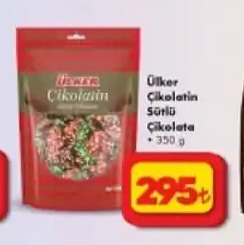 Ülker Çikolatin Sütlü Çikolata 350G