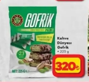 Gofrik Kahve Dünyası Gofrik 225G