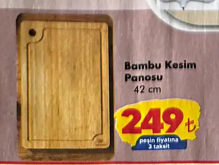 Bambu Kesim Panosu 42 Cm