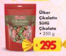 Ülker Çikolatin Sütlü Çikolata 350G