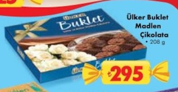 Ülker Buklet Madlen Çikolata 208G