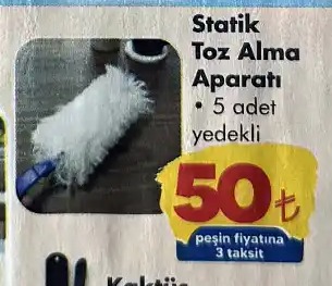 Statik Toz Alma Aparatı 5 Adet Yedekli