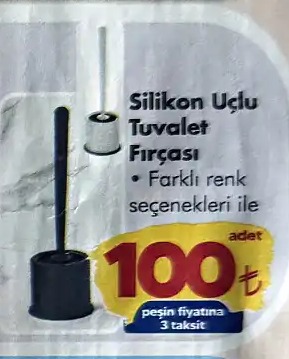 Silikon Uçlu Tuvalet Fırçası