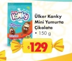Ülker Kanky Mini Yumurta Çikolata 150G