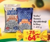 Amigo Tuzlu/Tuzsuz Ayçekirdeği İri Boy 400G