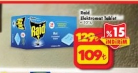 Raid Elektromat Tablet 10 Adet