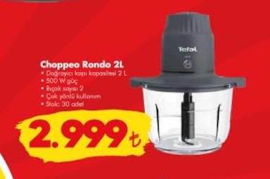 Tefal Choppeo Rondo 2L
