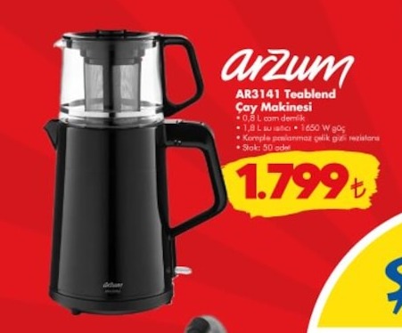 Arzum Ar3141 Teablend Çay Makinesi