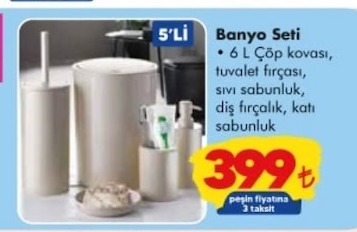 Banyo Seti 5'Li