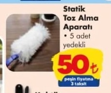 Statik Toz Alma Aparatı (5 Adet Yedekli)