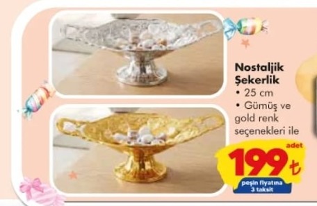 Nostaljik Şekerlik 25 Cm