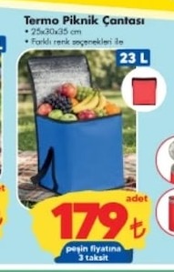 Termo
Piknik Çantası 23 L