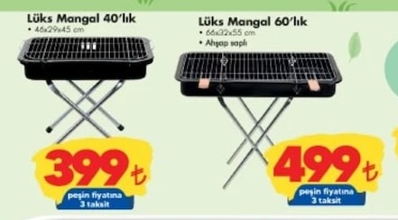 Lüks Mangal 40'Lık