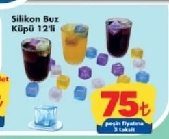 Silikon Buz Küpü 12'Li
