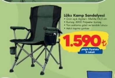 Lüks Kamp Sandalyesi