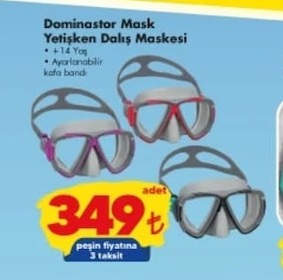 Dominastor Mask Yetişkin Dalış Maskesi