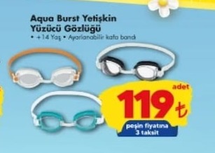 Aqua Burst Yetişkin Yüzücü Gözlüğü