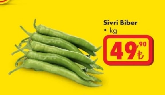 Sivri Biber Kg