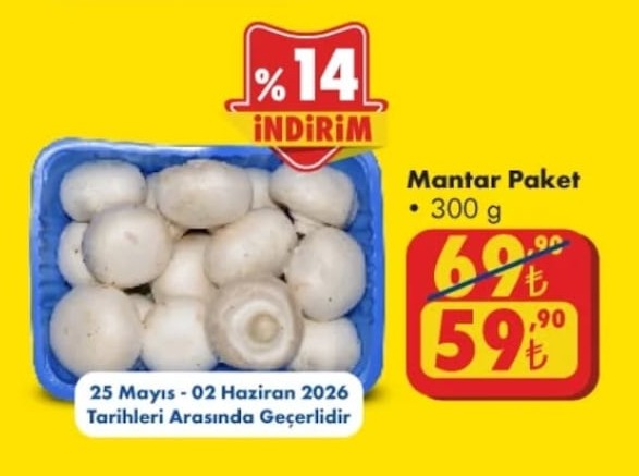 Mantar Paket 300G