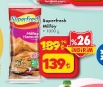Superfresh Milföy 1000G