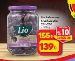 Lio Salamura Siyah Zeytin 500G