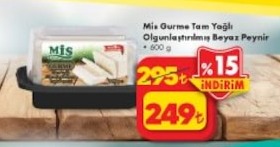 Mis Gurme Tam Yağlı Olgunlaştırılmış Beyaz Peynir 800G
