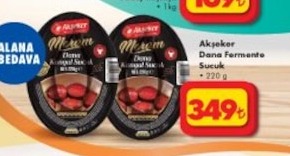 Akşeker Dana Fermente Sucuk 220G