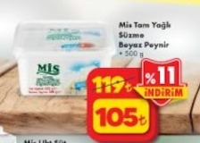 Mis Tam Yağlı Süzme Beyaz Peynir 500G