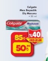 Colgate Max Beyazlık Diş Macunu 50Ml