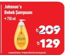 Johnson'S Bebek Şampuanı 750 Ml