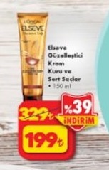 Elseve Güzelleştirici Krem Kuru Ve Sert Saçlar 150Ml