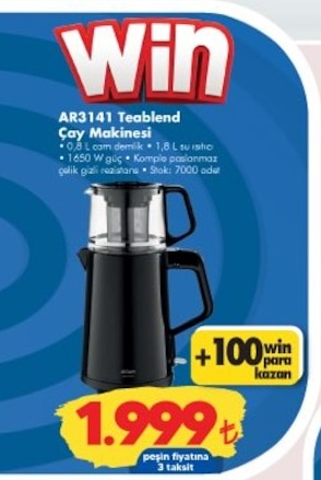 Win Ar3141 Teablend Çay Makinesi