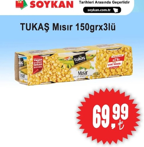 Tukaş Mısır 150Grx3Lü
