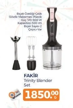 Fakir Trinity Blender Set
