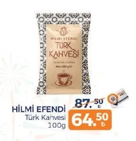 Hi̇Lmi̇ Efendi̇ Türk Kahvesi 100G