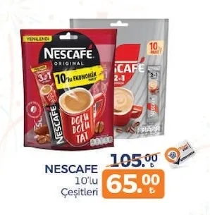Nescafe 10'Lu Çeşitleri