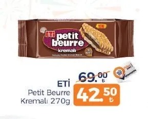 Eti̇ Petit Beurre Kremalı 270G