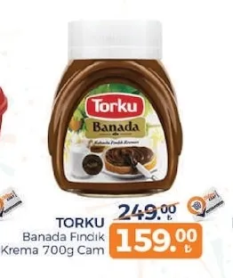 Torku Banada Fındık Krema 700G Cam