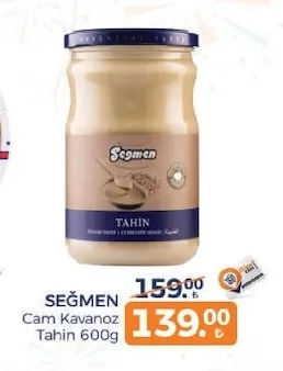 Seğmen Cam Kavanoz Tahin 600G